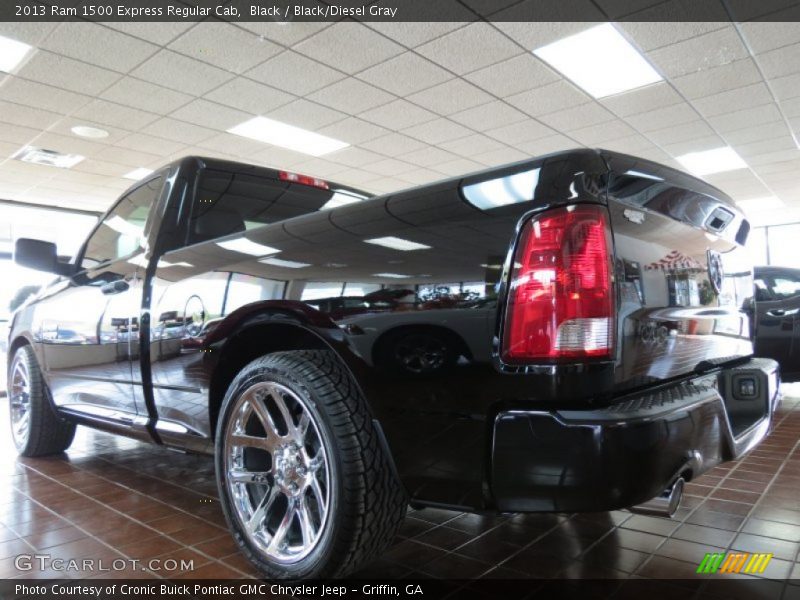 Black / Black/Diesel Gray 2013 Ram 1500 Express Regular Cab