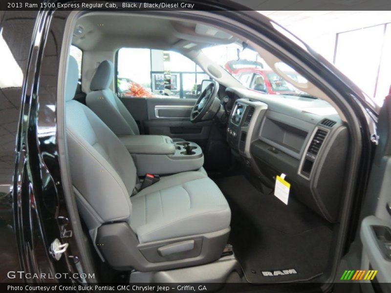 Black / Black/Diesel Gray 2013 Ram 1500 Express Regular Cab