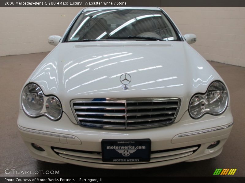 Alabaster White / Stone 2006 Mercedes-Benz C 280 4Matic Luxury