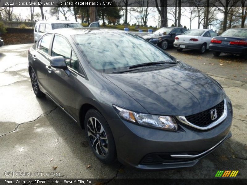 Front 3/4 View of 2013 Civic EX Sedan