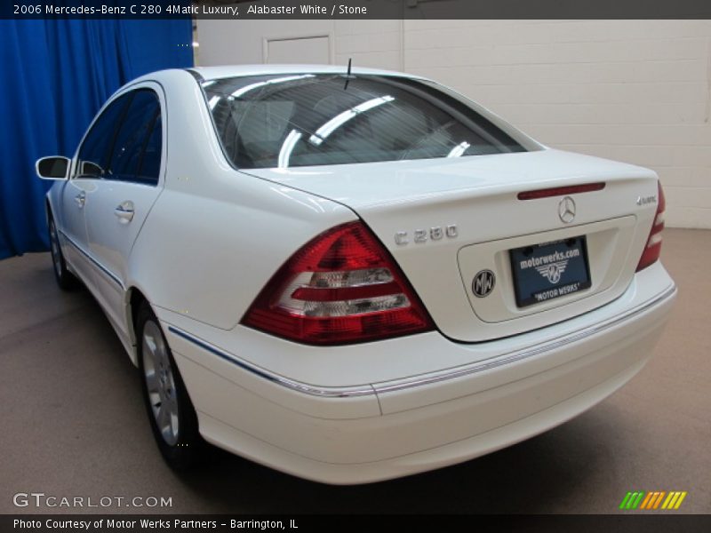Alabaster White / Stone 2006 Mercedes-Benz C 280 4Matic Luxury