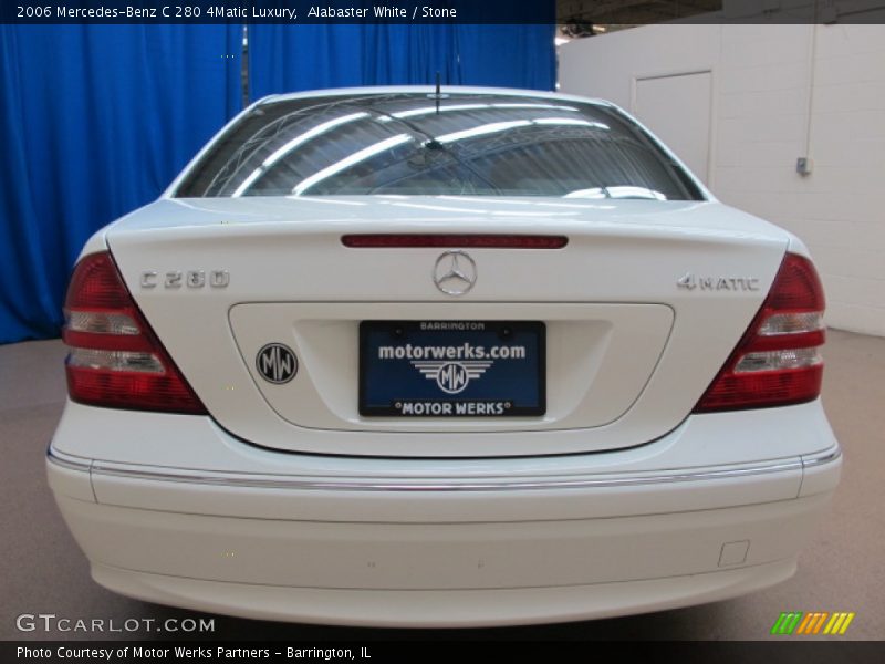 Alabaster White / Stone 2006 Mercedes-Benz C 280 4Matic Luxury