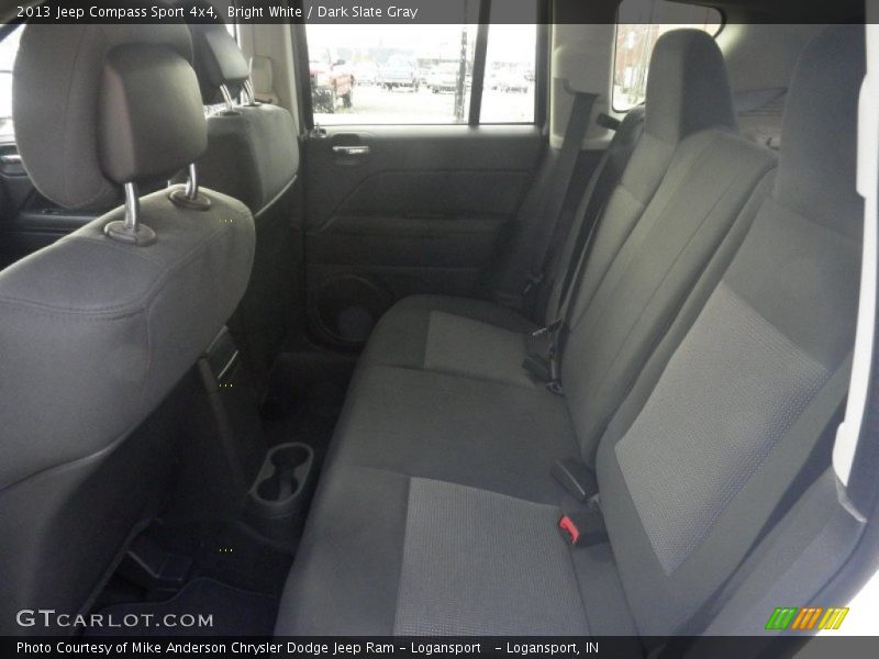 Bright White / Dark Slate Gray 2013 Jeep Compass Sport 4x4