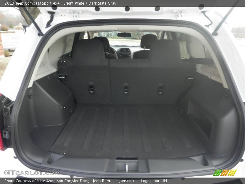 Bright White / Dark Slate Gray 2013 Jeep Compass Sport 4x4