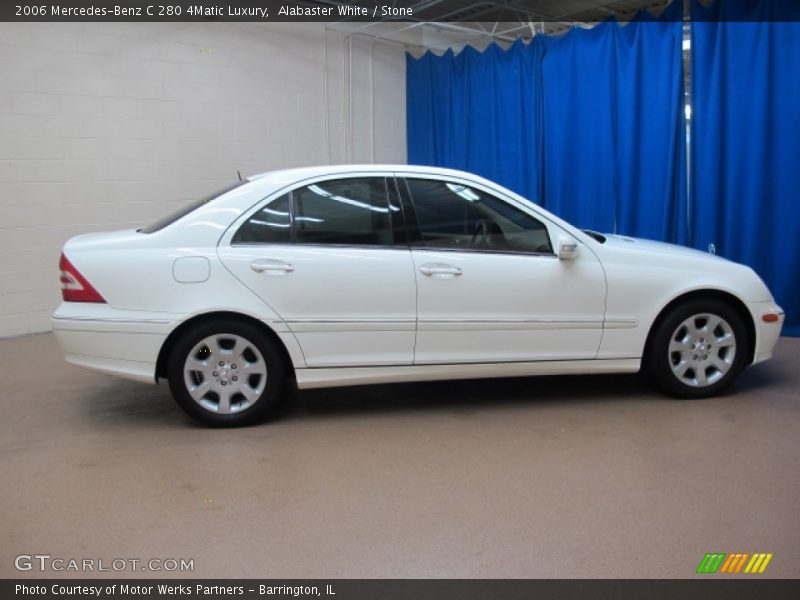 Alabaster White / Stone 2006 Mercedes-Benz C 280 4Matic Luxury