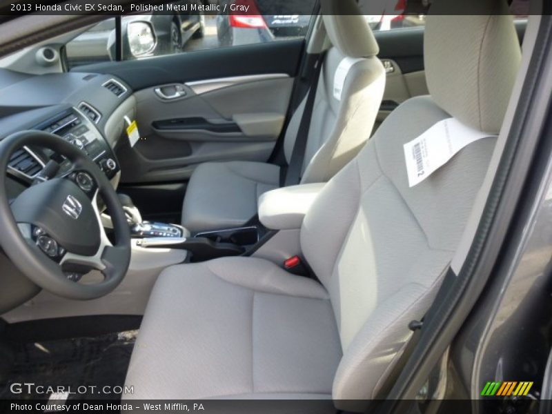 Front Seat of 2013 Civic EX Sedan