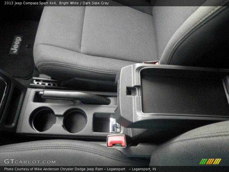 Bright White / Dark Slate Gray 2013 Jeep Compass Sport 4x4