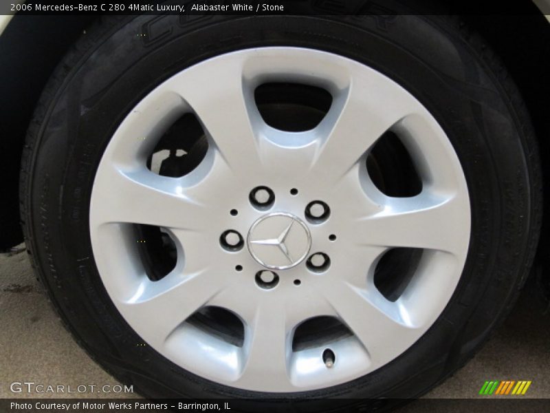 Alabaster White / Stone 2006 Mercedes-Benz C 280 4Matic Luxury