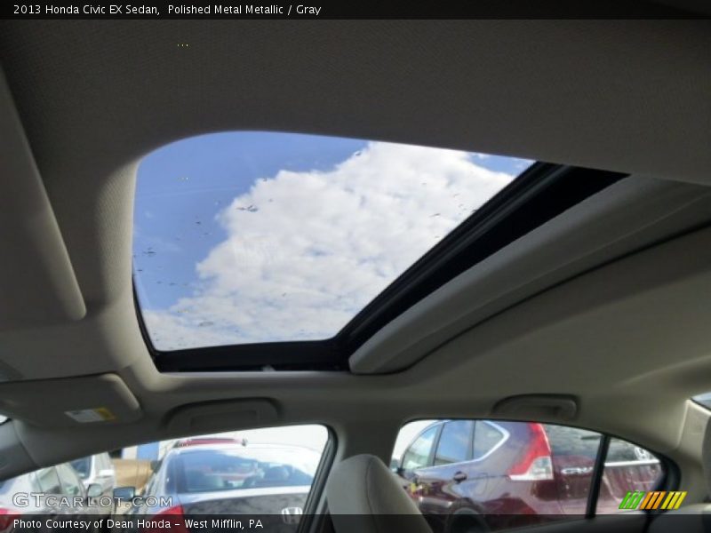 Sunroof of 2013 Civic EX Sedan