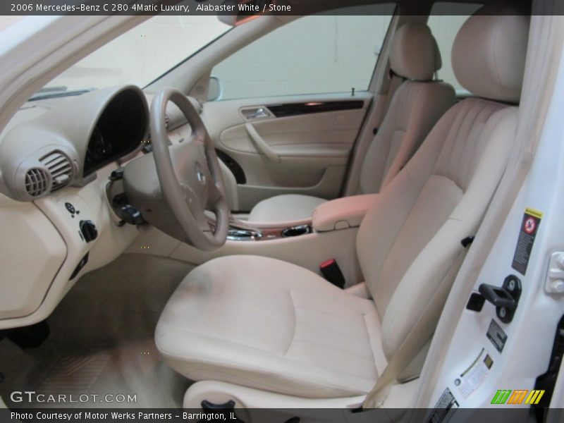 Alabaster White / Stone 2006 Mercedes-Benz C 280 4Matic Luxury
