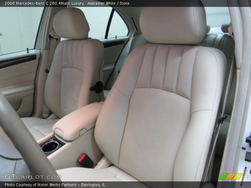 Alabaster White / Stone 2006 Mercedes-Benz C 280 4Matic Luxury