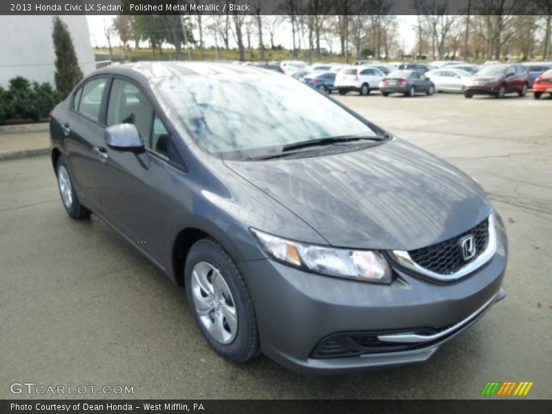 Front 3/4 View of 2013 Civic LX Sedan