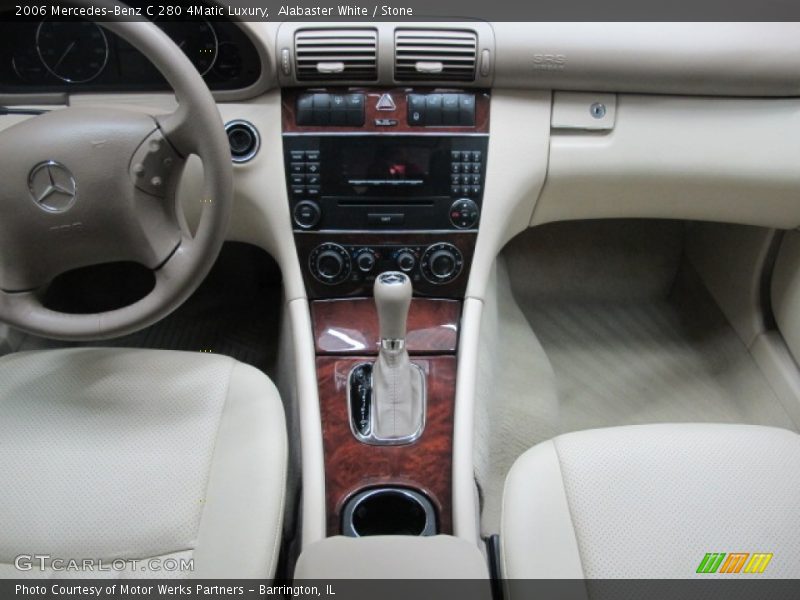 Alabaster White / Stone 2006 Mercedes-Benz C 280 4Matic Luxury