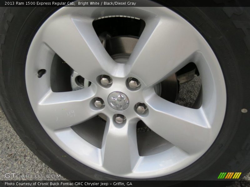 Bright White / Black/Diesel Gray 2013 Ram 1500 Express Regular Cab