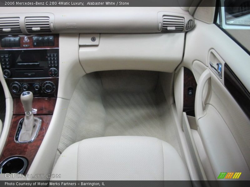 Alabaster White / Stone 2006 Mercedes-Benz C 280 4Matic Luxury