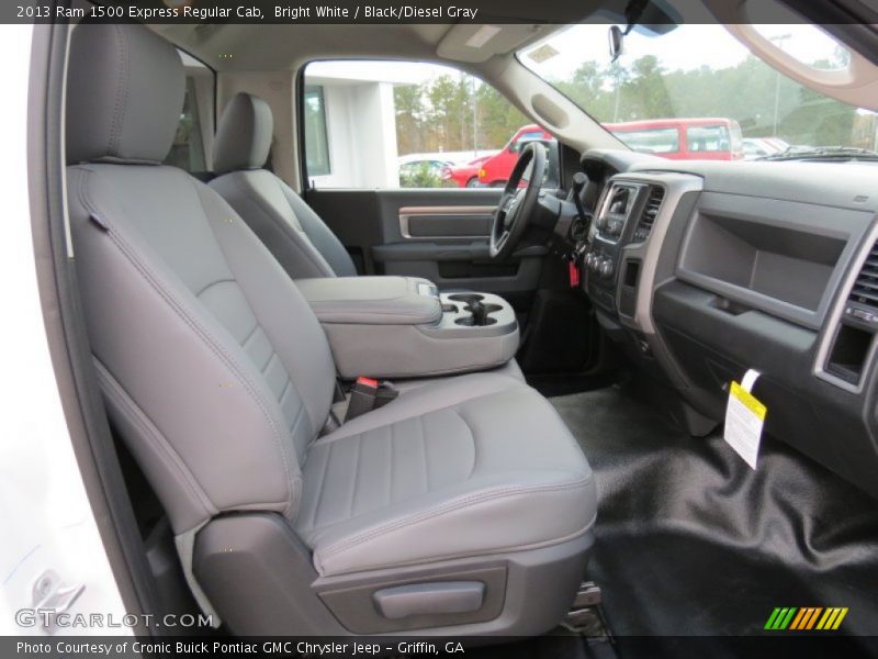 Bright White / Black/Diesel Gray 2013 Ram 1500 Express Regular Cab