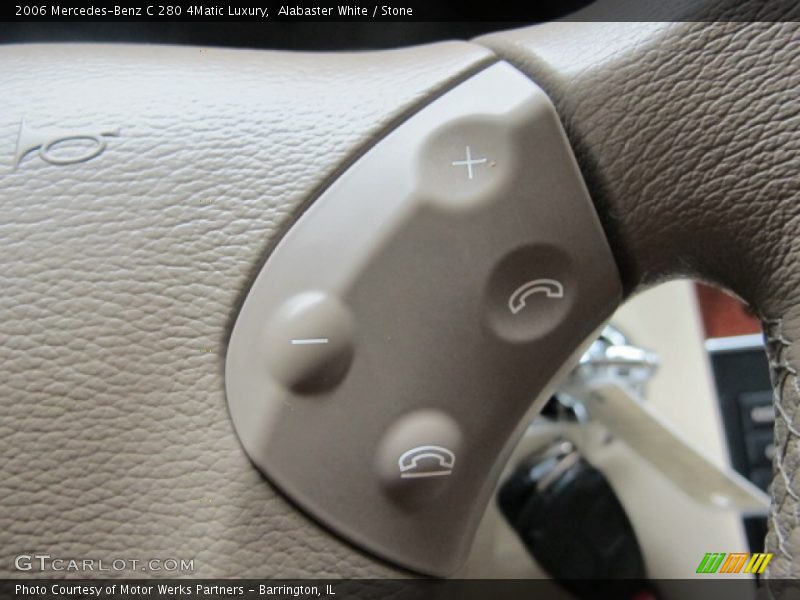Alabaster White / Stone 2006 Mercedes-Benz C 280 4Matic Luxury