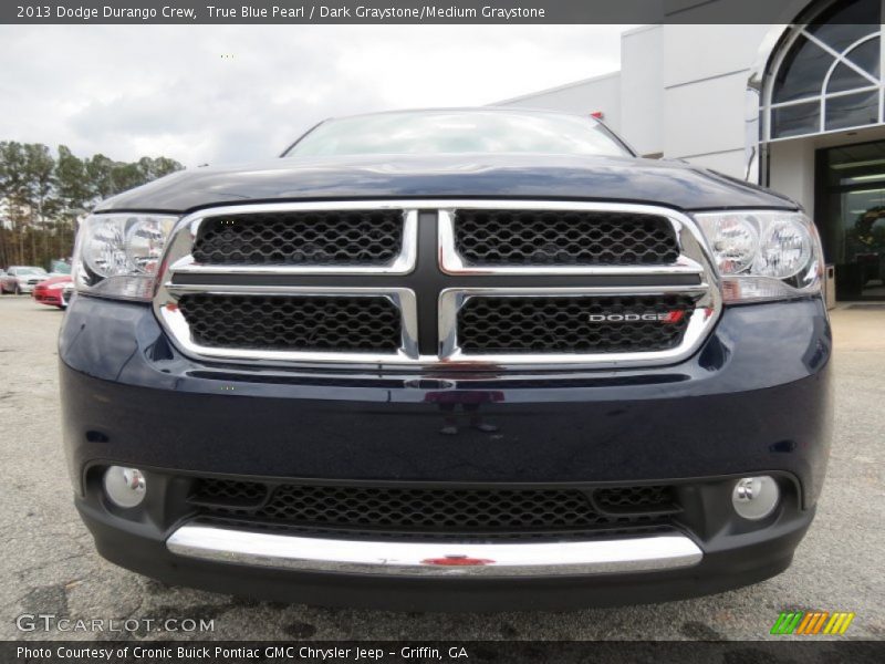 True Blue Pearl / Dark Graystone/Medium Graystone 2013 Dodge Durango Crew