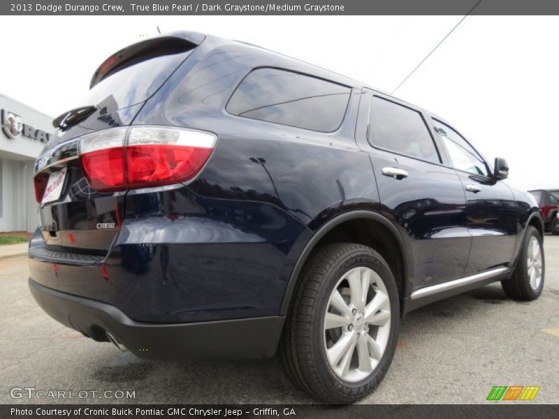 True Blue Pearl / Dark Graystone/Medium Graystone 2013 Dodge Durango Crew