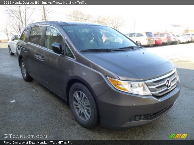 Smokey Topaz Metallic / Truffle 2013 Honda Odyssey EX