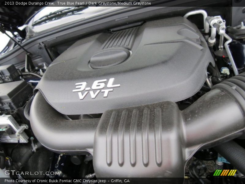 True Blue Pearl / Dark Graystone/Medium Graystone 2013 Dodge Durango Crew