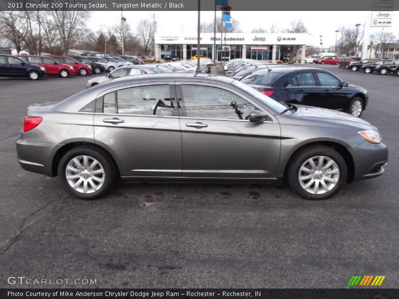 Tungsten Metallic / Black 2013 Chrysler 200 Touring Sedan