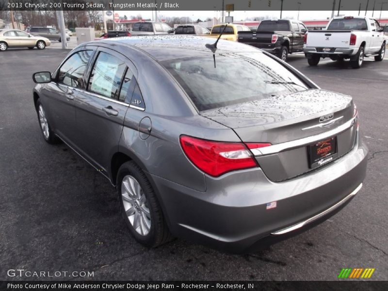 Tungsten Metallic / Black 2013 Chrysler 200 Touring Sedan