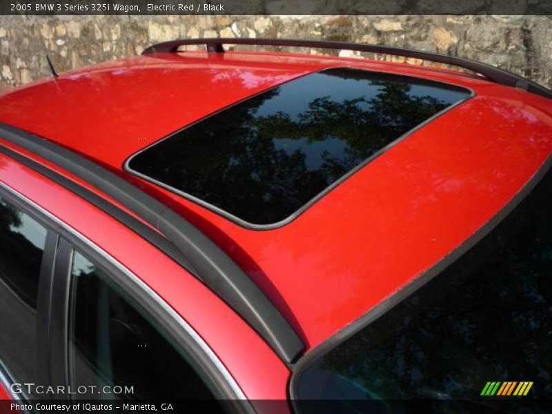 Electric Red / Black 2005 BMW 3 Series 325i Wagon