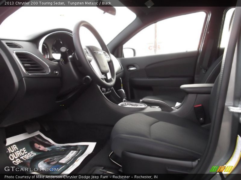 Tungsten Metallic / Black 2013 Chrysler 200 Touring Sedan