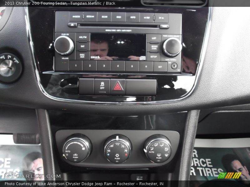 Tungsten Metallic / Black 2013 Chrysler 200 Touring Sedan