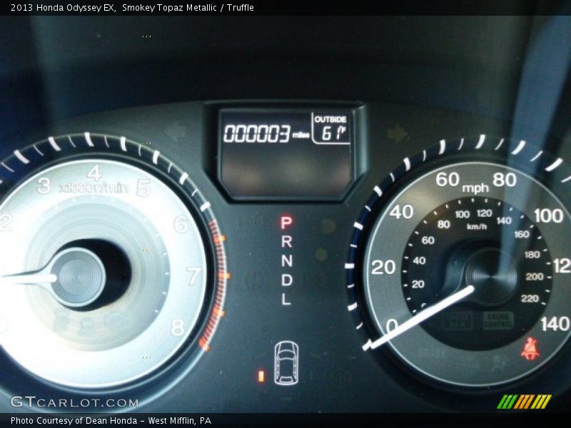 Smokey Topaz Metallic / Truffle 2013 Honda Odyssey EX
