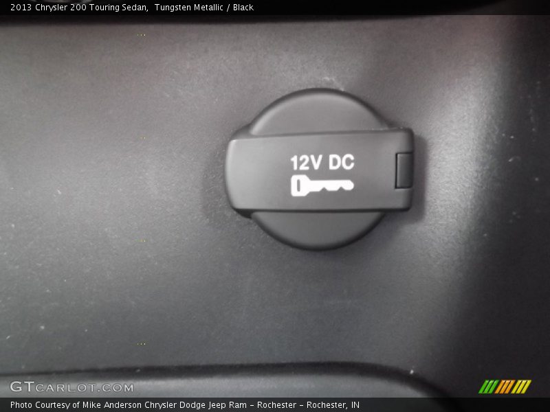 Tungsten Metallic / Black 2013 Chrysler 200 Touring Sedan