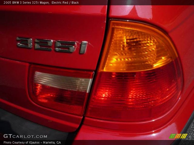 Electric Red / Black 2005 BMW 3 Series 325i Wagon