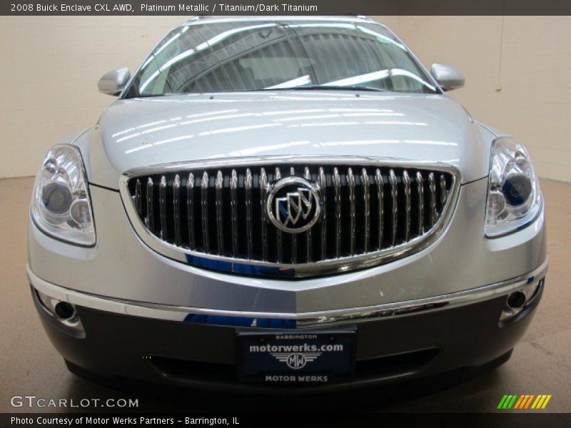Platinum Metallic / Titanium/Dark Titanium 2008 Buick Enclave CXL AWD