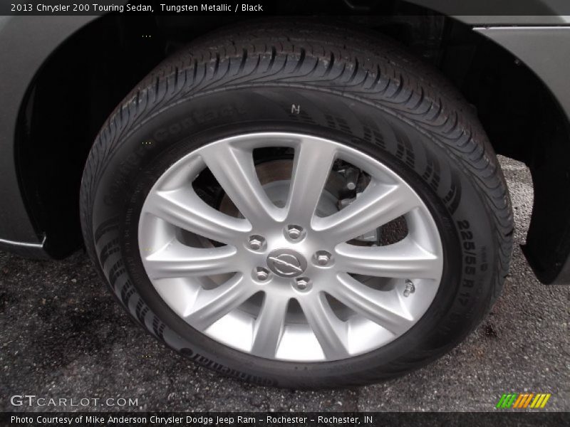 Tungsten Metallic / Black 2013 Chrysler 200 Touring Sedan