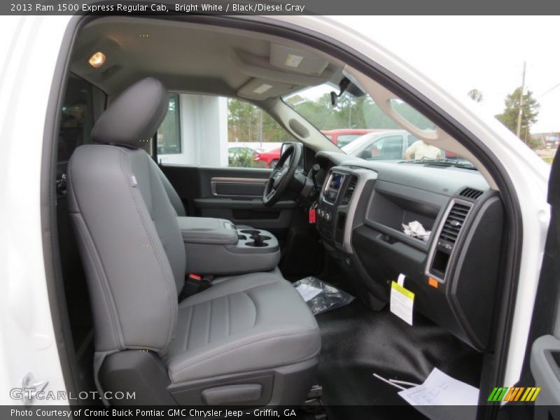Bright White / Black/Diesel Gray 2013 Ram 1500 Express Regular Cab