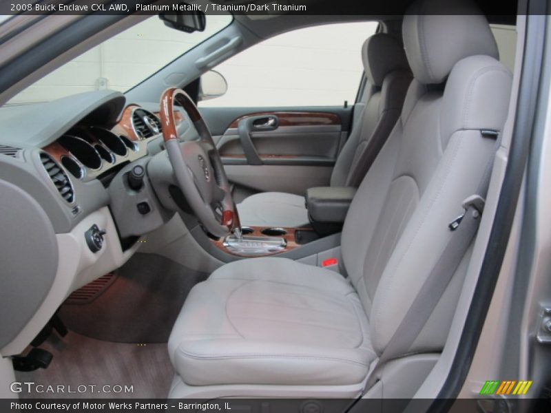 Front Seat of 2008 Enclave CXL AWD