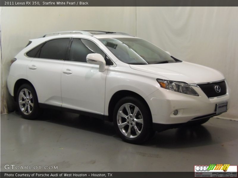 Starfire White Pearl / Black 2011 Lexus RX 350