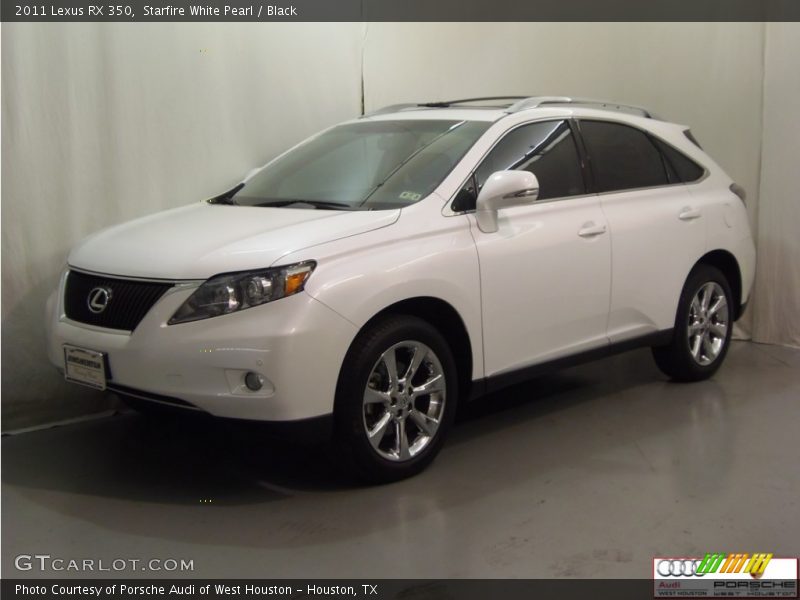 Starfire White Pearl / Black 2011 Lexus RX 350