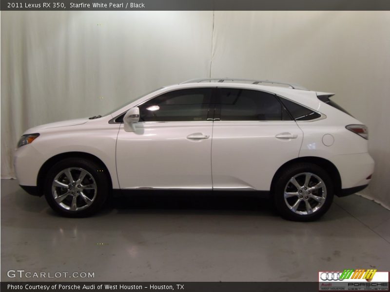 Starfire White Pearl / Black 2011 Lexus RX 350
