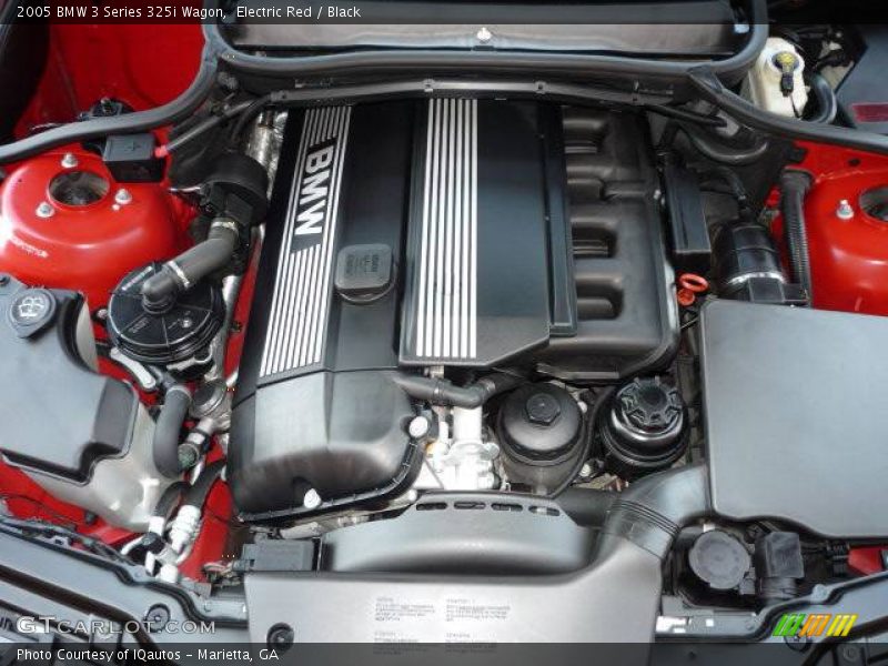 Electric Red / Black 2005 BMW 3 Series 325i Wagon