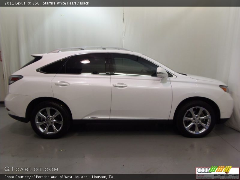Starfire White Pearl / Black 2011 Lexus RX 350