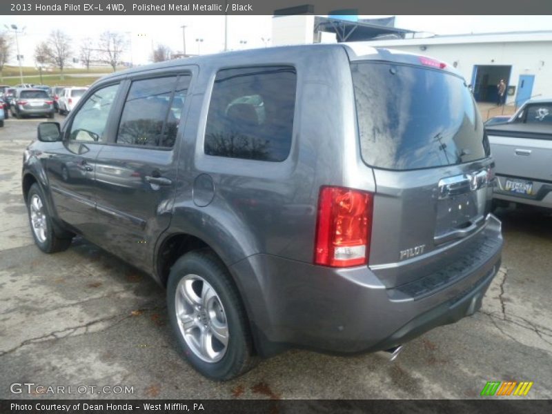 Polished Metal Metallic / Black 2013 Honda Pilot EX-L 4WD