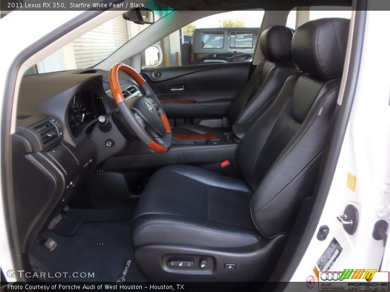 Starfire White Pearl / Black 2011 Lexus RX 350