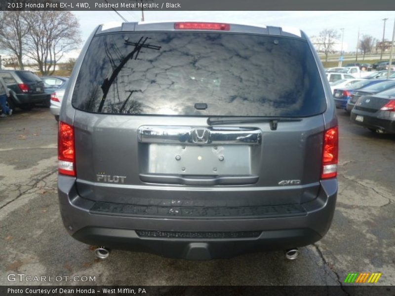 Polished Metal Metallic / Black 2013 Honda Pilot EX-L 4WD