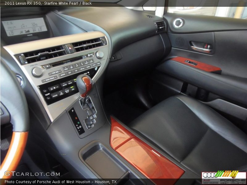 Starfire White Pearl / Black 2011 Lexus RX 350