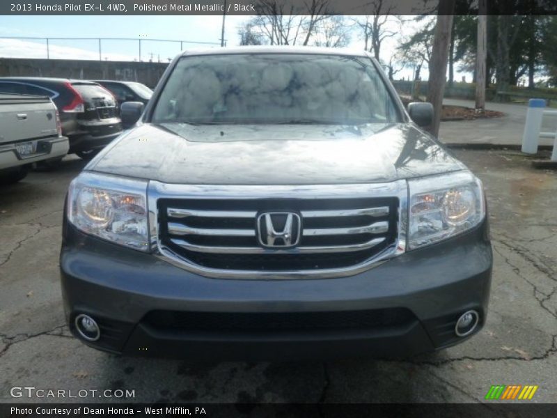 Polished Metal Metallic / Black 2013 Honda Pilot EX-L 4WD
