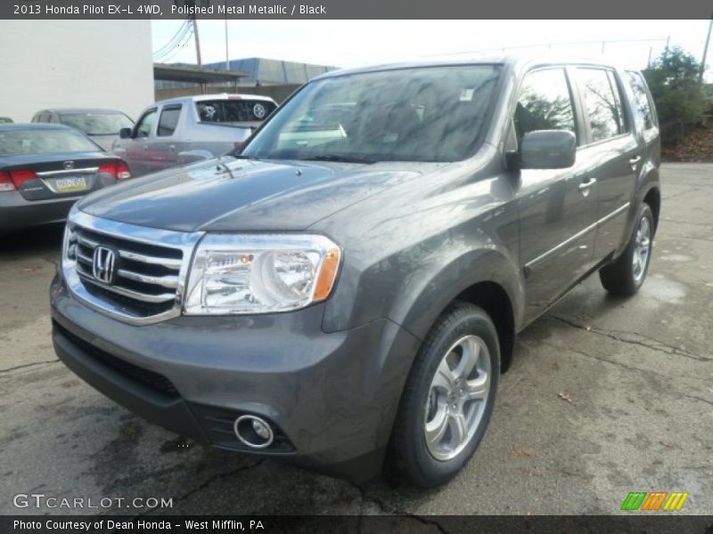 Polished Metal Metallic / Black 2013 Honda Pilot EX-L 4WD