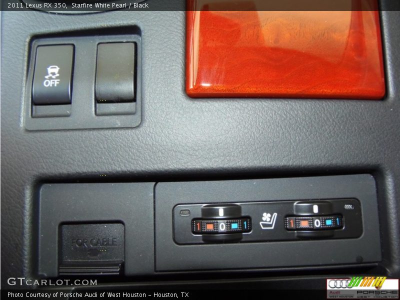 Starfire White Pearl / Black 2011 Lexus RX 350