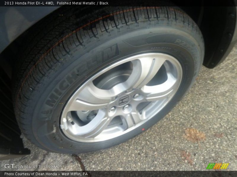 Polished Metal Metallic / Black 2013 Honda Pilot EX-L 4WD